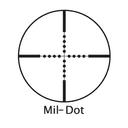 BARSKA 2.5-15X56 AR6 BLK MIL DOT Tüfek Dürbünü
