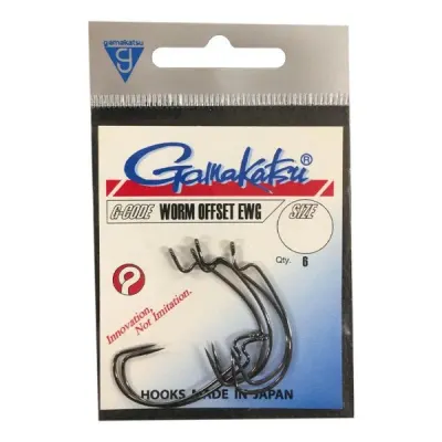GAMAKATSU Worm Offset EWG No:4 Olta İğnesi 1/6