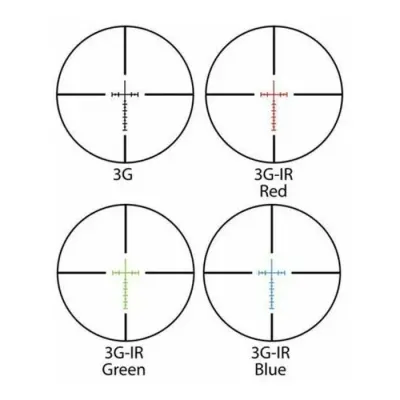 BARSKA POINT BLACK 6-24x40 IR 3G Tüfek Dürbünü