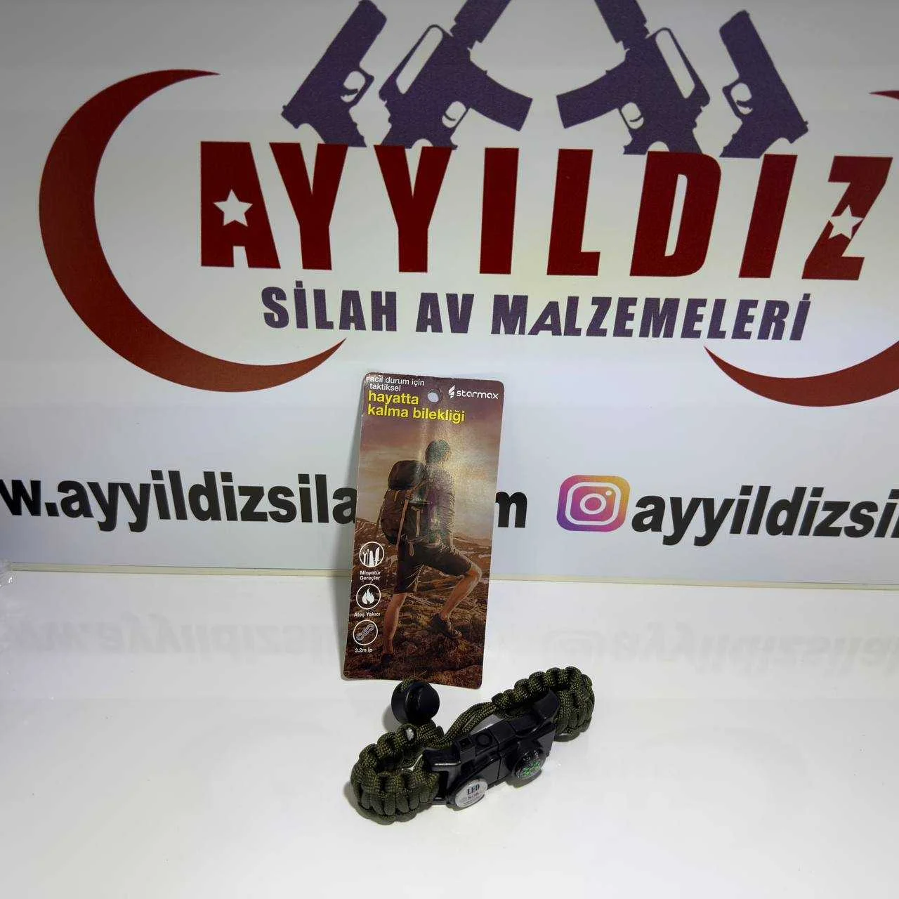 Nikula Hayatta Kalma Bilekliği Paracord