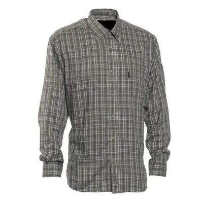 T. DEERHUNTER Waylon 399 Yeşil Kareli Uzun Kol Gömlek 41/42