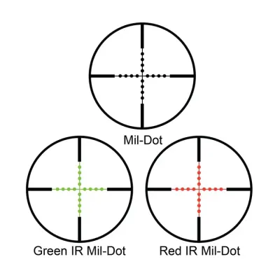 BARSKA 1-4X28, 30MM, IR, MILDOT TüfekDürbünü