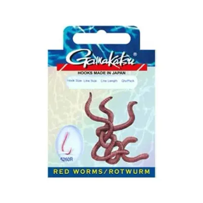 T.D. GAMAKATSU BKD-5260R Worm İğne Takımı 75Cm #10