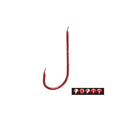 T.D. GAMAKATSU BKS-5260R Red Worm İğne Takımı 45 cm #4