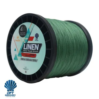 DFT Bojin 4X Linen İp Misina 0.80 mm 1000 m Yeşil