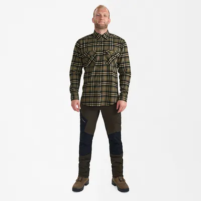 DEERHUNTER Carson Yeşil Kareli Gömlek 43/44