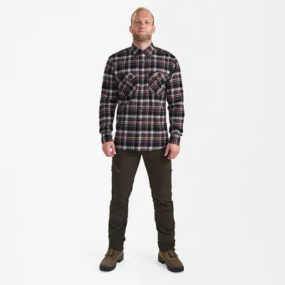 DEERHUNTER Nathan Kahverengi Kareli Gömlek 39/40