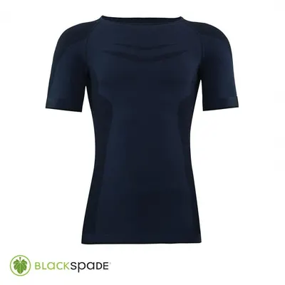 BLACKSPADE Termal Kısa K. Üst P. İçlik Siyah - M