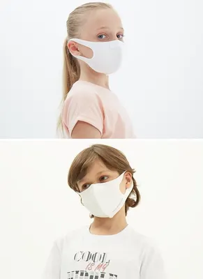 BLACKSPADE Çocuk Koruyucu Maske Beyaz S2