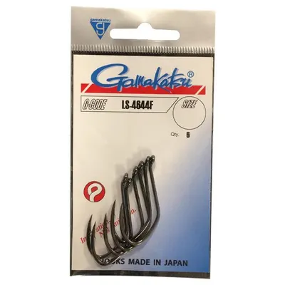 GAMAKATSU LS-4644F Siyah No:1/0 Olta İğnesi 1/6