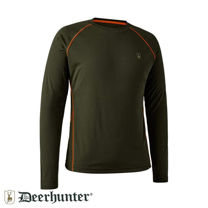DEERHUNTER Chamois Uzun Kollu Tişört 361 Yeşil XL