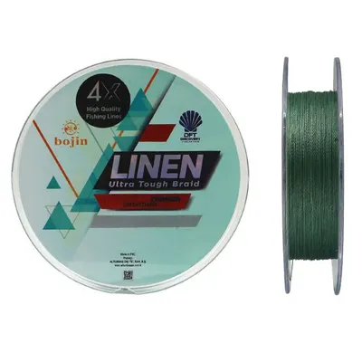 DFT Bojin 4X Linen İp Misina 0.02 mm  150 m  Yeşil