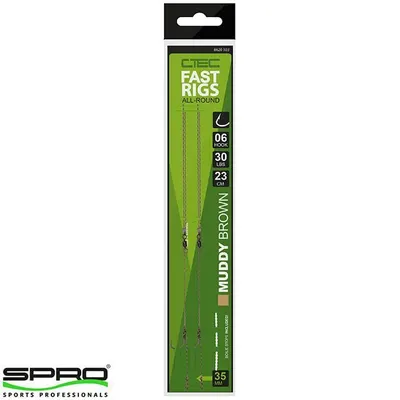 SPRO Fast Rigs Muddy Hazır İğne Takımı #02 1/2