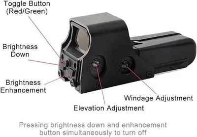 Reddot Tüfek Dürbünü 552 Graphic Sight Büyük