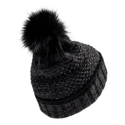 T. DEERHUNTER Lady Knitted Kadın Siyah Bere