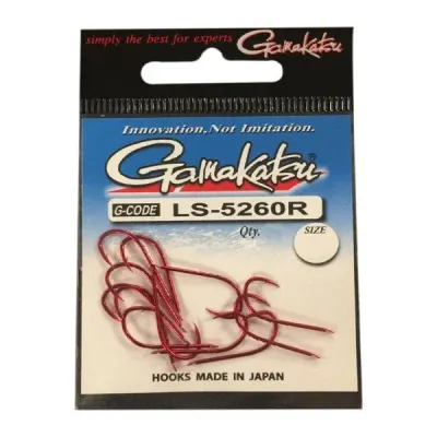 GAMAKATSU LS-5260R Kırmızı #10 Olta İğnesi 1/13