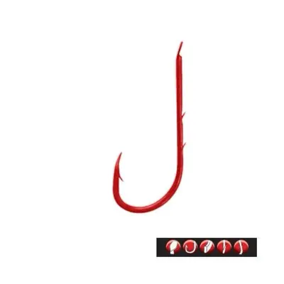 T.D. GAMAKATSU BKD-5260R Red Worm İğne Takım 75 cm #12