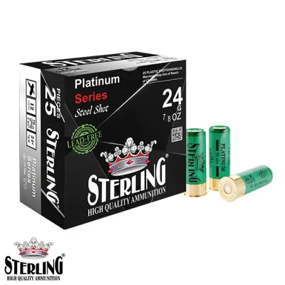 STERLING 12 Cal. Platinum Steel 24 G. No:7 Fişek