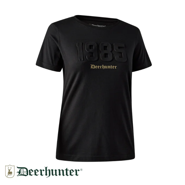DEERHUNTER Lady Jubilee Siyah Tişört 38