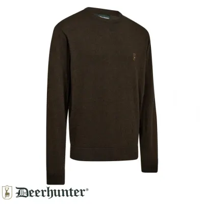 DEERHUNTER Harrington Kahverengi Yuvarlak Yaka Kazak L