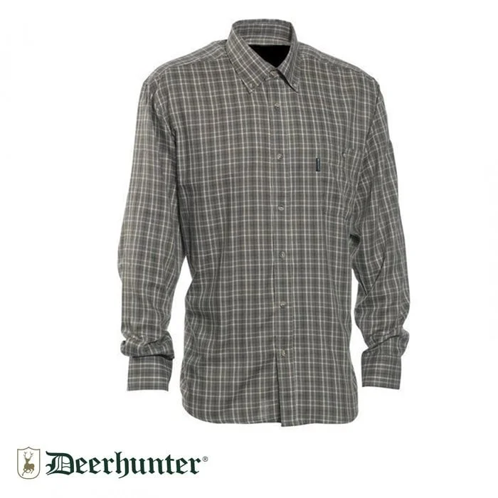 T. DEERHUNTERWaylon399Yeşil Kareli Uzun Kol Gömlek 43/44