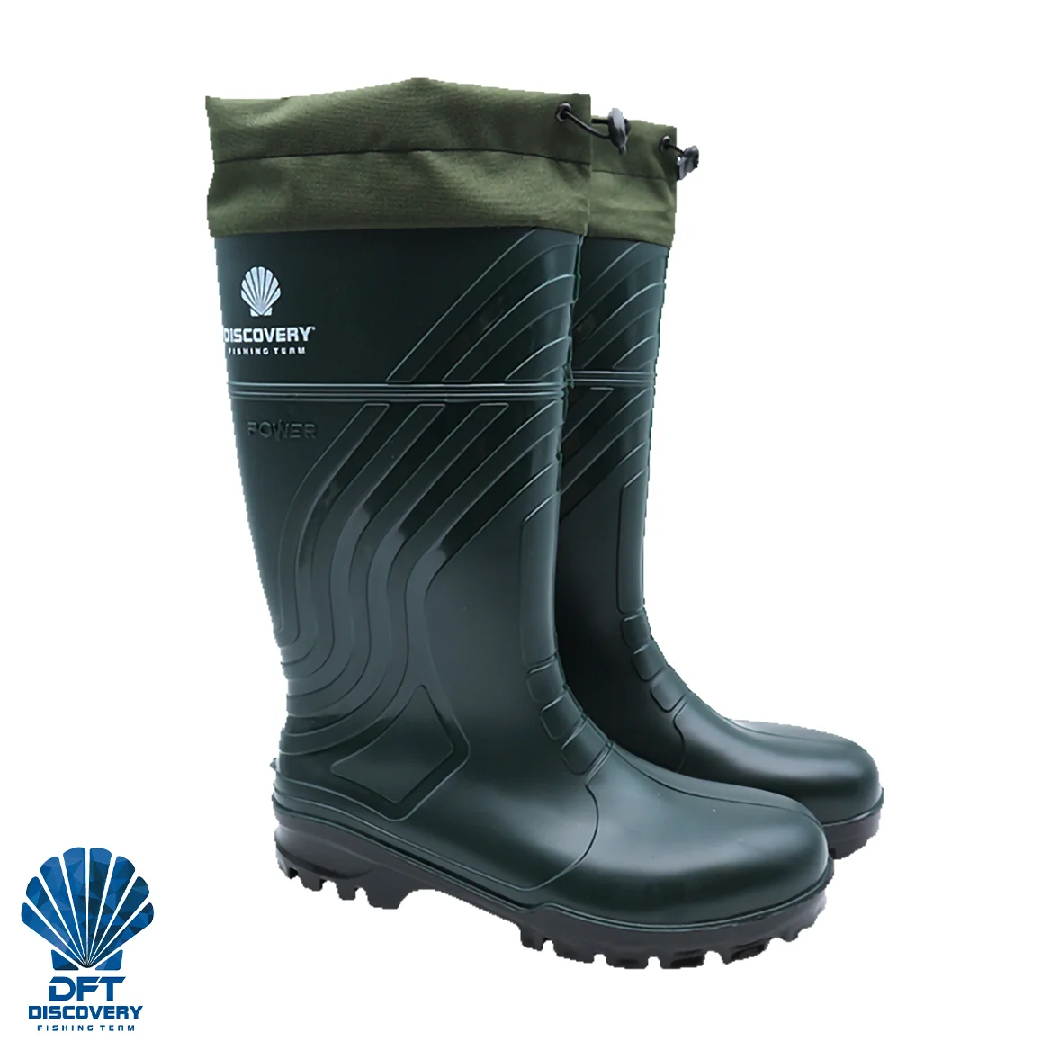 DFT Hunter Yeşil PVC Konçlu Çizme No: 42 (Çift)